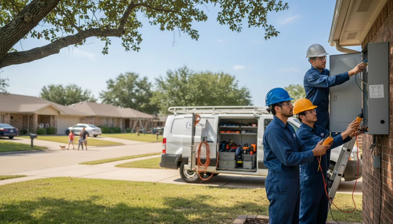 Certified electrician providing emergency electrical services in Hepzibah, WV